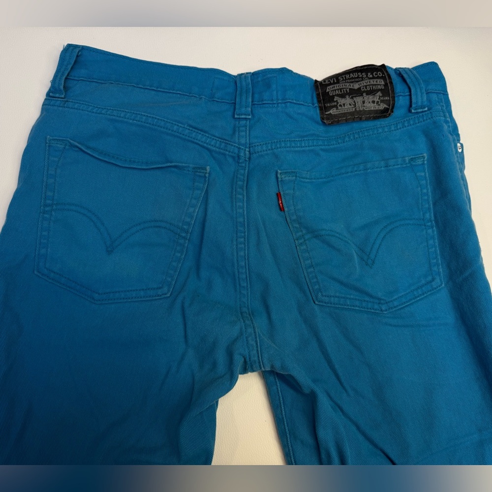 RARE Levi's 510 Super Skinny Vibrant Electric Blue Jeans